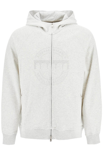 Brunello Cucinelli cotton techno hoodie with hood.