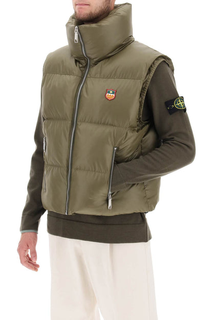 Bally padded vest in ripstop