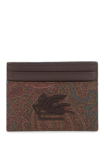 Etro paisley card holder