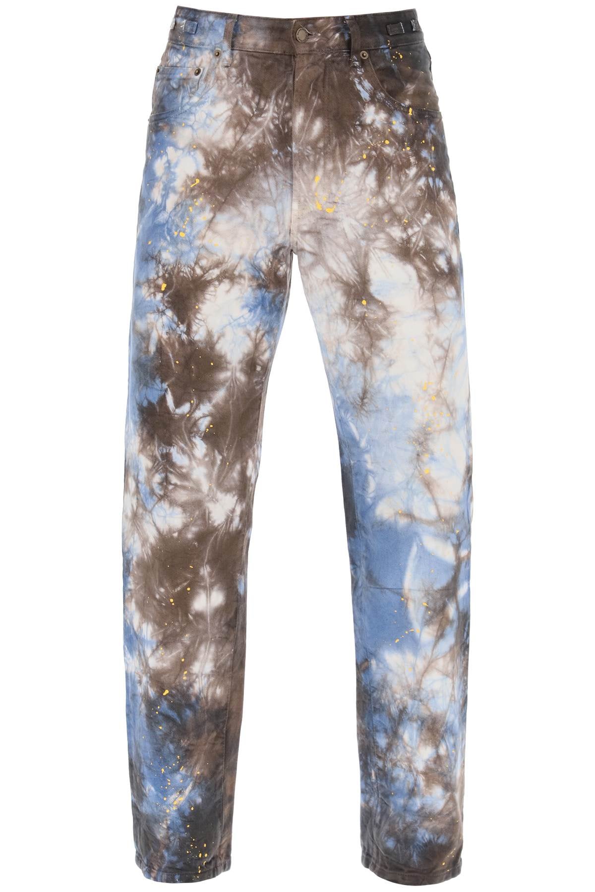 Darkpark mark tie-dye denim pants