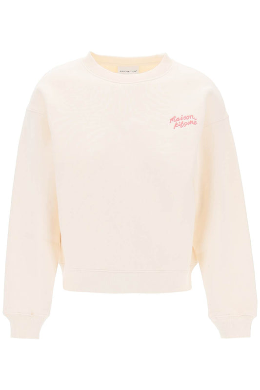 Maison Kitsune "embroidered logo crewneck