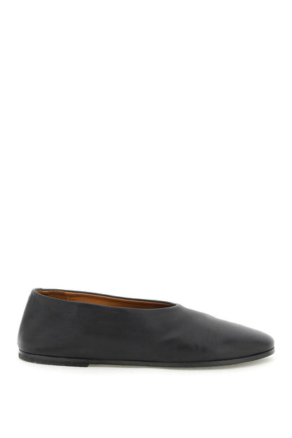 Marsell leather coltellaccio ballet flats