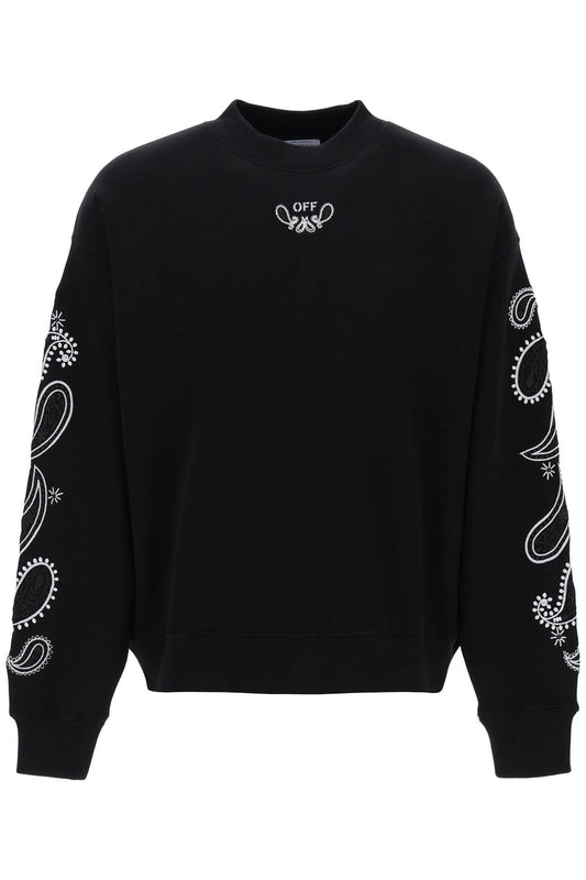 Off-White "arrow bandana crewneck sweat