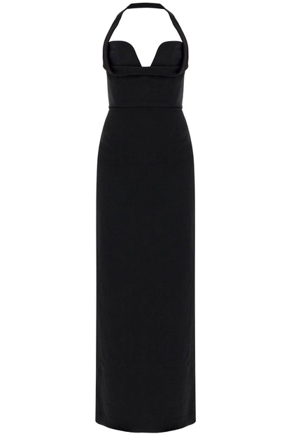 Solace London long serina dress