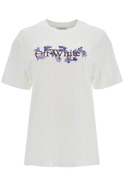 Off-White flower bookish t