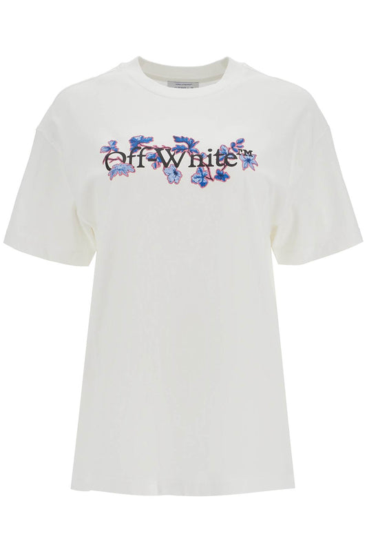 Off-White flower bookish t