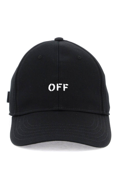 Off-White baseball cap with off logo