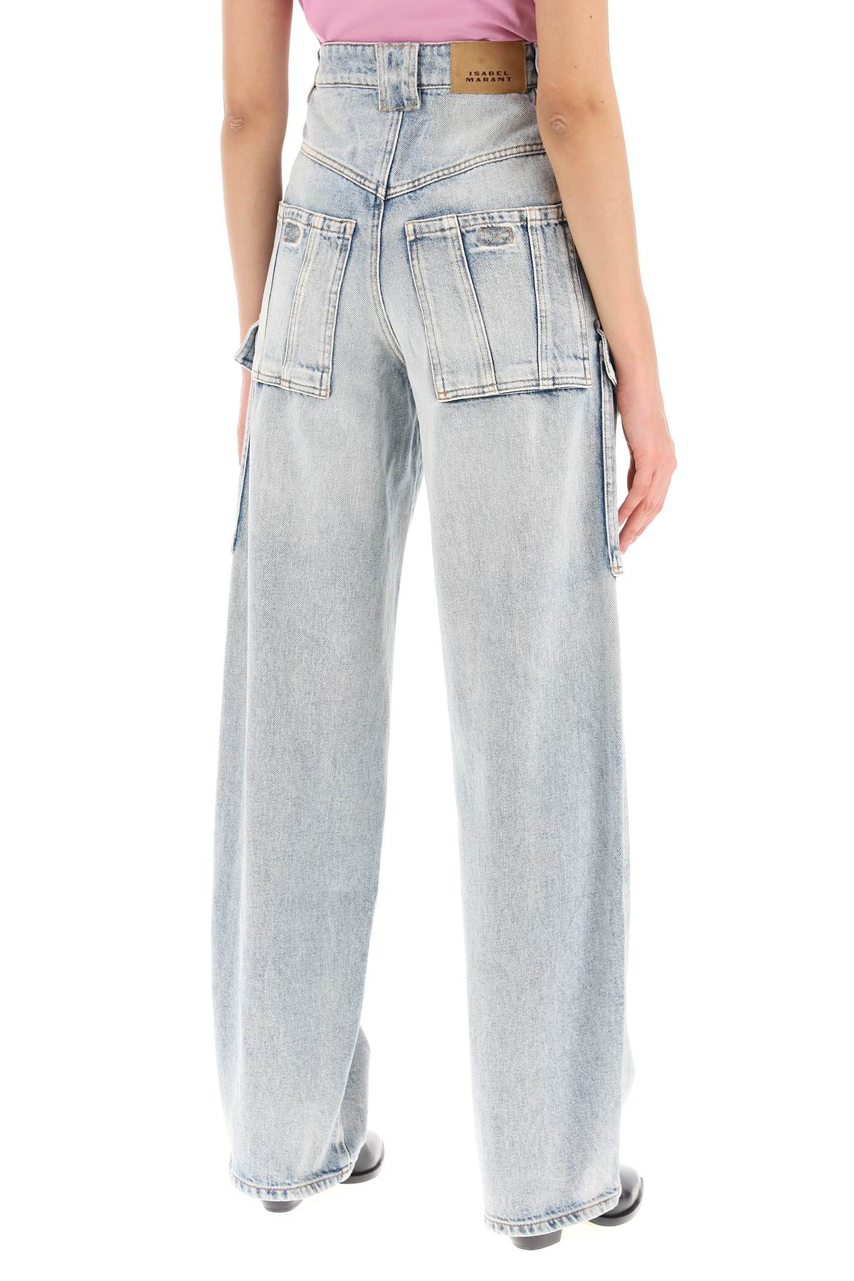 Isabel Marant Etoile cargo heilani jeans