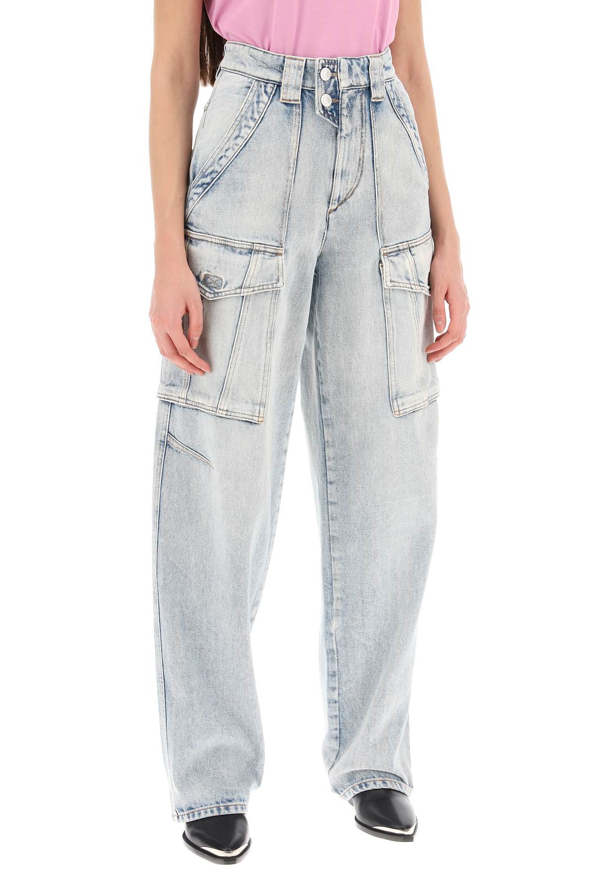 Isabel Marant Etoile cargo heilani jeans