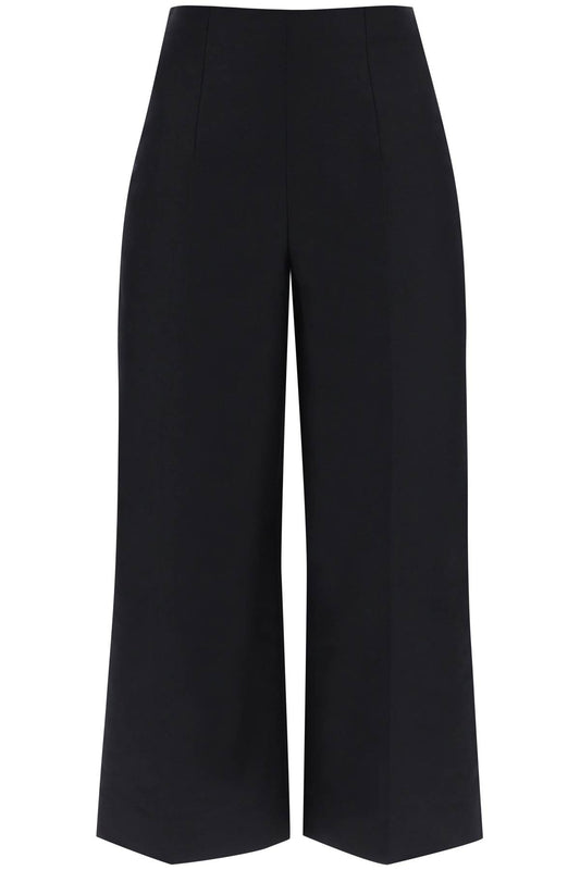 Marni wide-legged cropped pants with flared