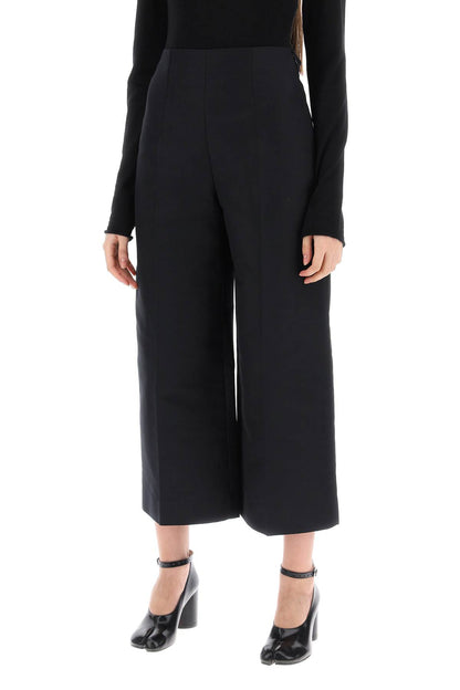 Marni wide-legged cropped pants with flared