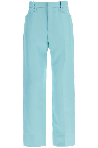 Tom Ford wallis cigarette pants in hopsack fabric