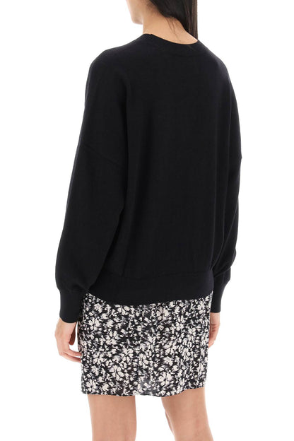 Isabel Marant Etoile marisans sweater with lurex logo intarsia