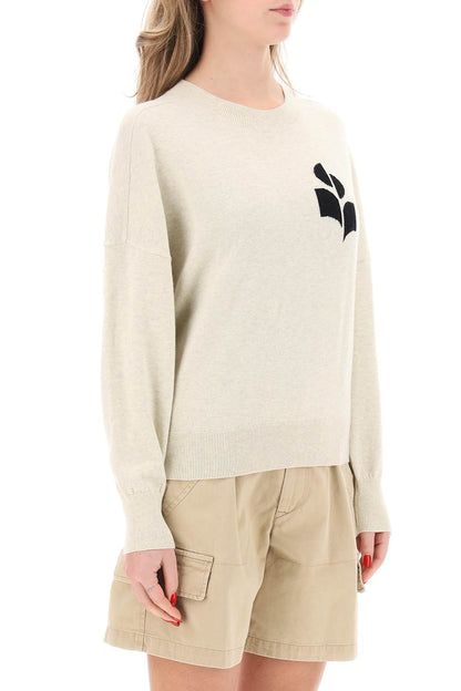 Isabel Marant Etoile marisans sweater with logo intarsia