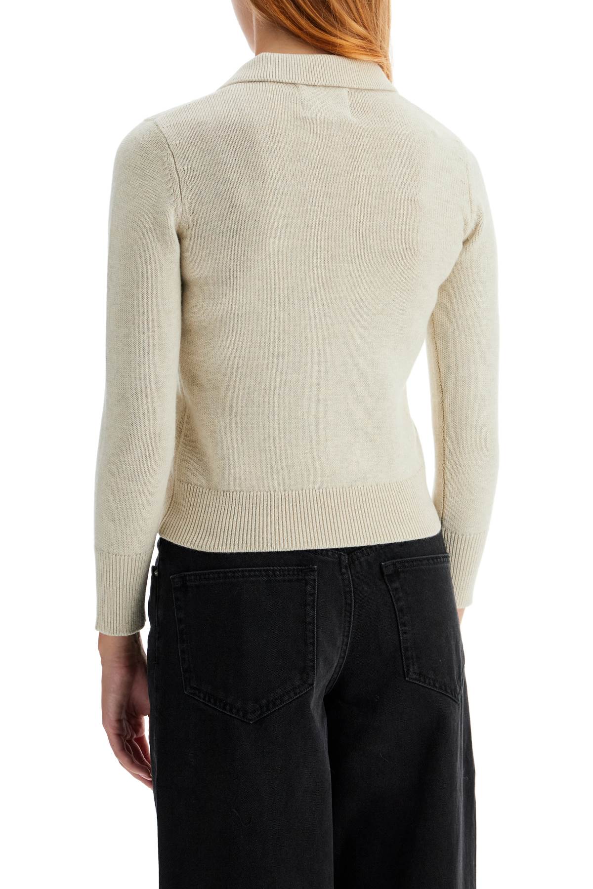 Isabel Marant Etoile cotton and wool nola polo pullover