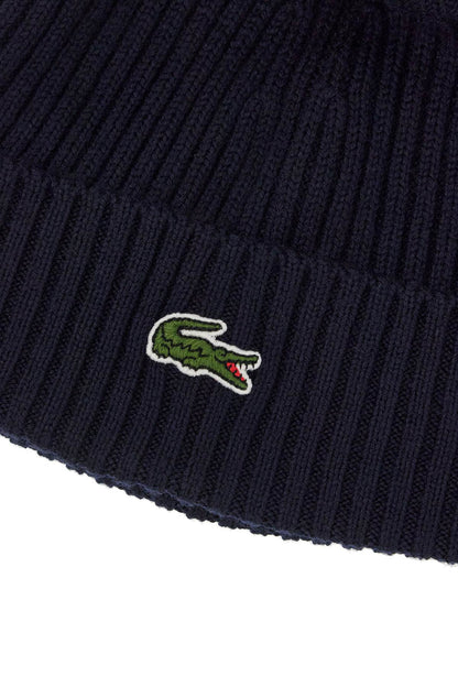 Lacoste wool beanie hat