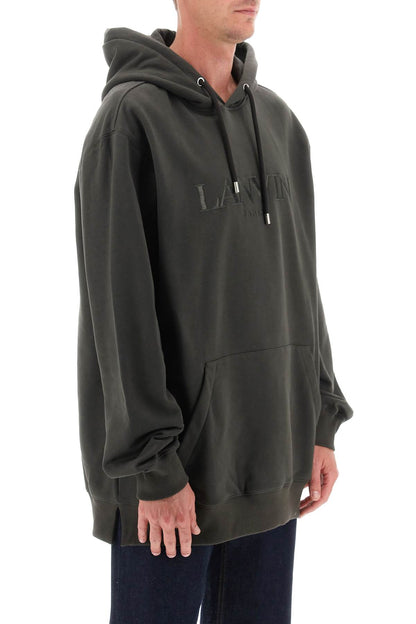 Lanvin hoodie with curb embroidery