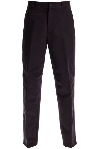 Lanvin biker gabardine trousers