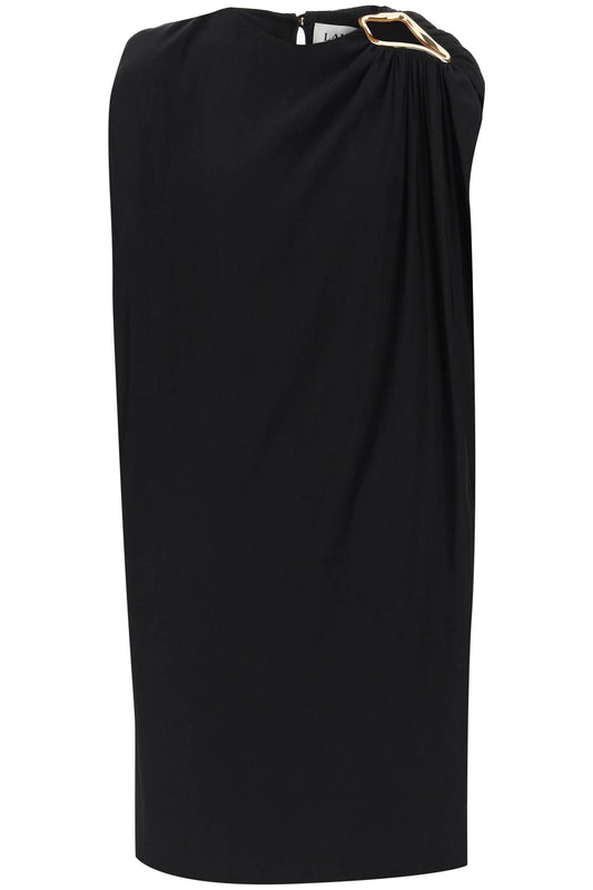 Lanvin draped midi dress