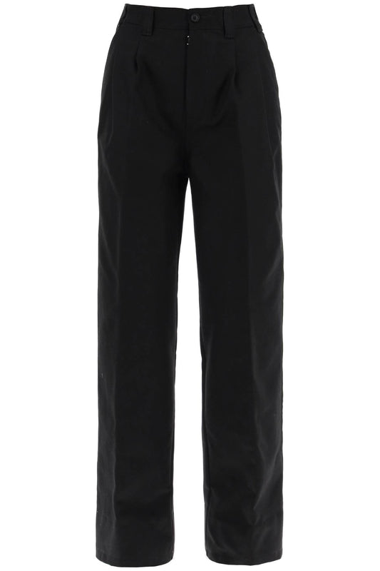 Maison Margiela cotton gabardine trousers for