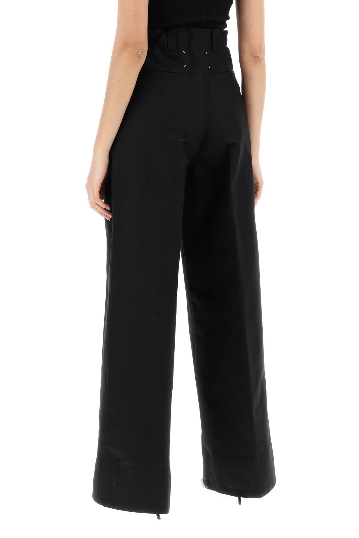 Maison Margiela cotton gabardine trousers for