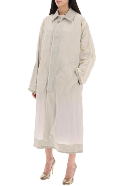 Maison Margiela reversible trench coat with déco