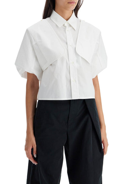 MM6 Maison Margiela boxy shirt with wide sleeves