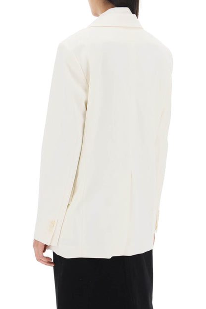 MM6 Maison Margiela trompe l'oeil layered blazer