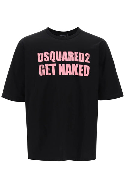 Dsquared2 skater fit printed t-shirt