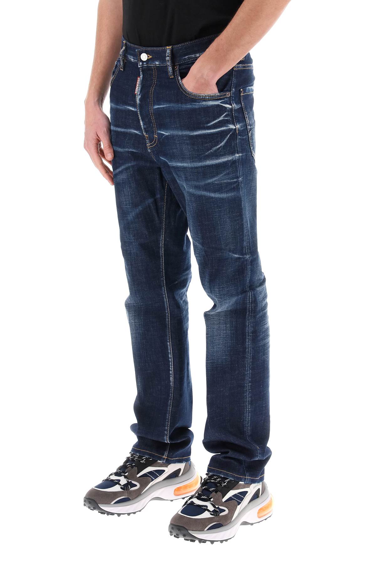 Dsquared2 642 jeans in dark clean wash