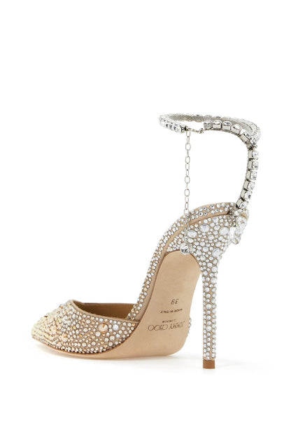 Jimmy Choo crystals 'saeda 100' pumps