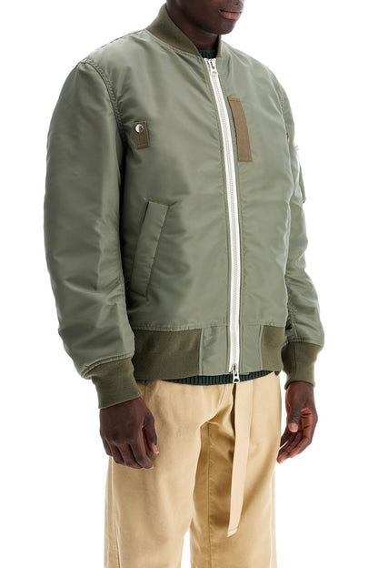 Sacai nylon bomber jacket