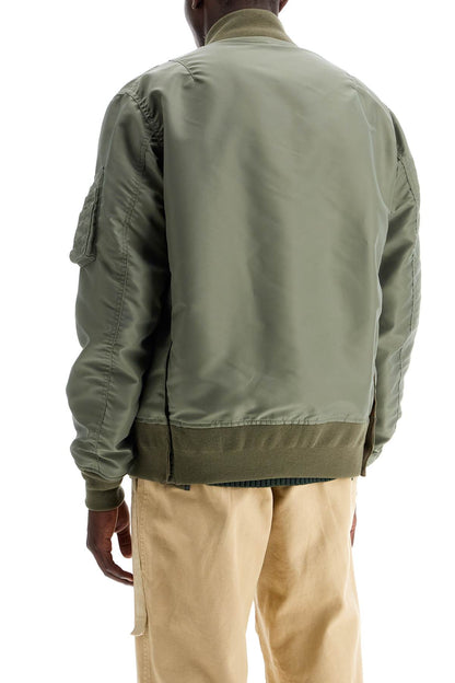 Sacai nylon bomber jacket