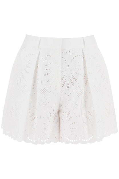 Self Portrait lace sangallo shorts for