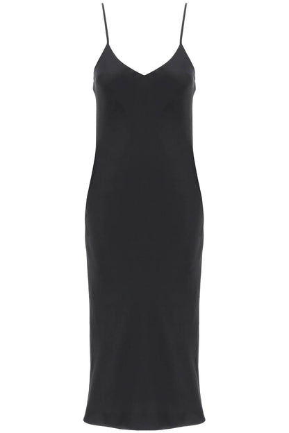 Norma Kamali midi crêpe slip dress