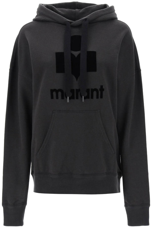 Isabel Marant Etoile mansel hoodie with flocked logo