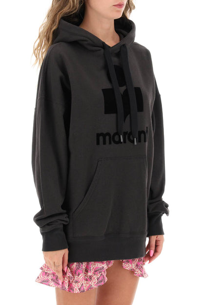 Isabel Marant Etoile mansel hoodie with flocked logo