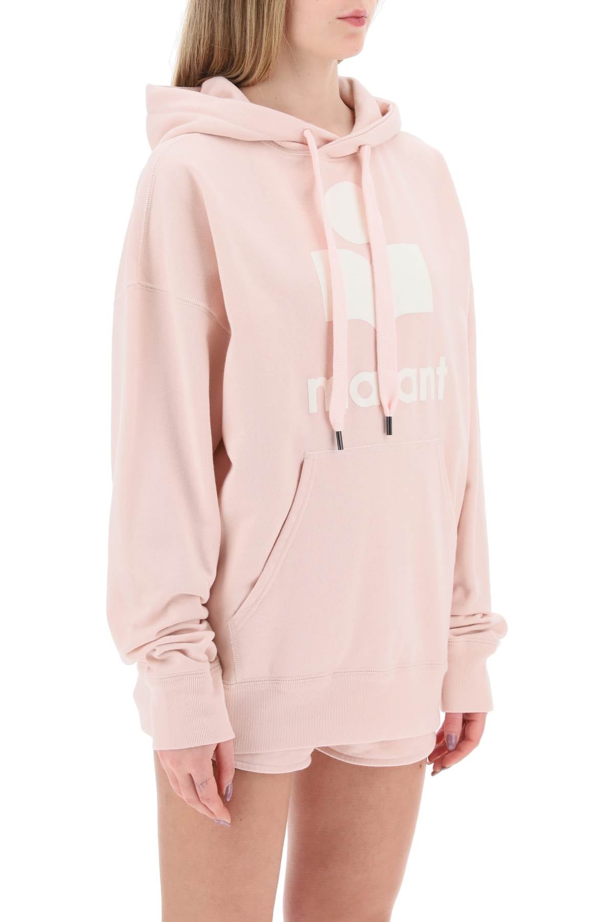 Isabel Marant Etoile mansel hoodie with flocked logo