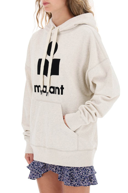 Isabel Marant Etoile mansel hoodie with flocked logo