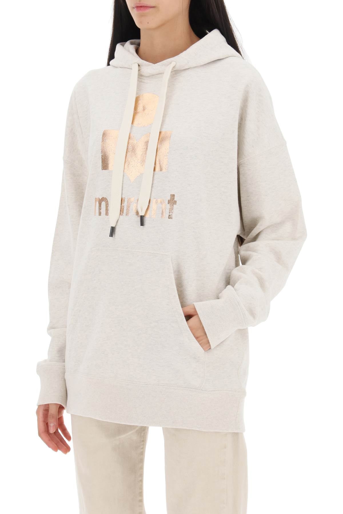 Isabel Marant Etoile mansel sweatshirt with metallic logo