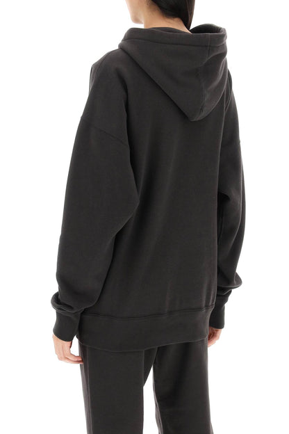 Isabel Marant Etoile mansel hoodie with flocked logo