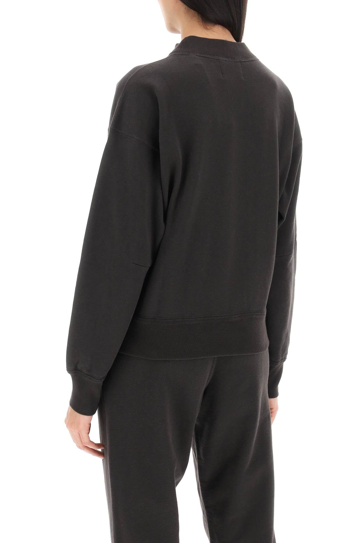 Isabel Marant Etoile moby sweatshirt with flocked logo