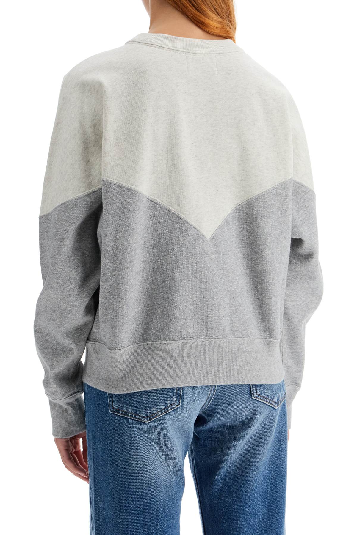 Isabel Marant Etoile houston sweatshirt with flocked logo