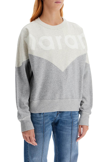 Isabel Marant Etoile houston sweatshirt with flocked logo