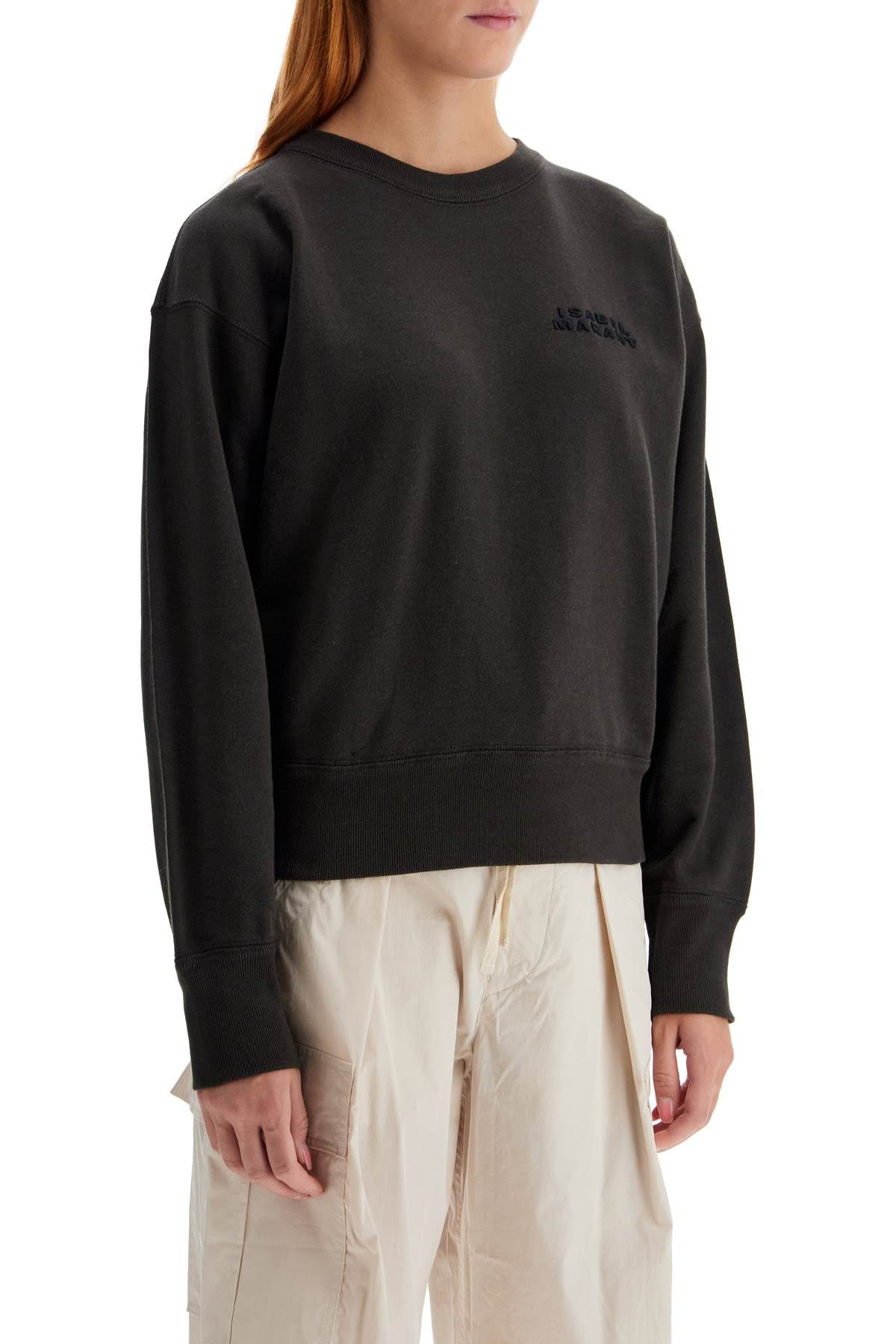 Isabel Marant shad sweatshirt with logo embroidery