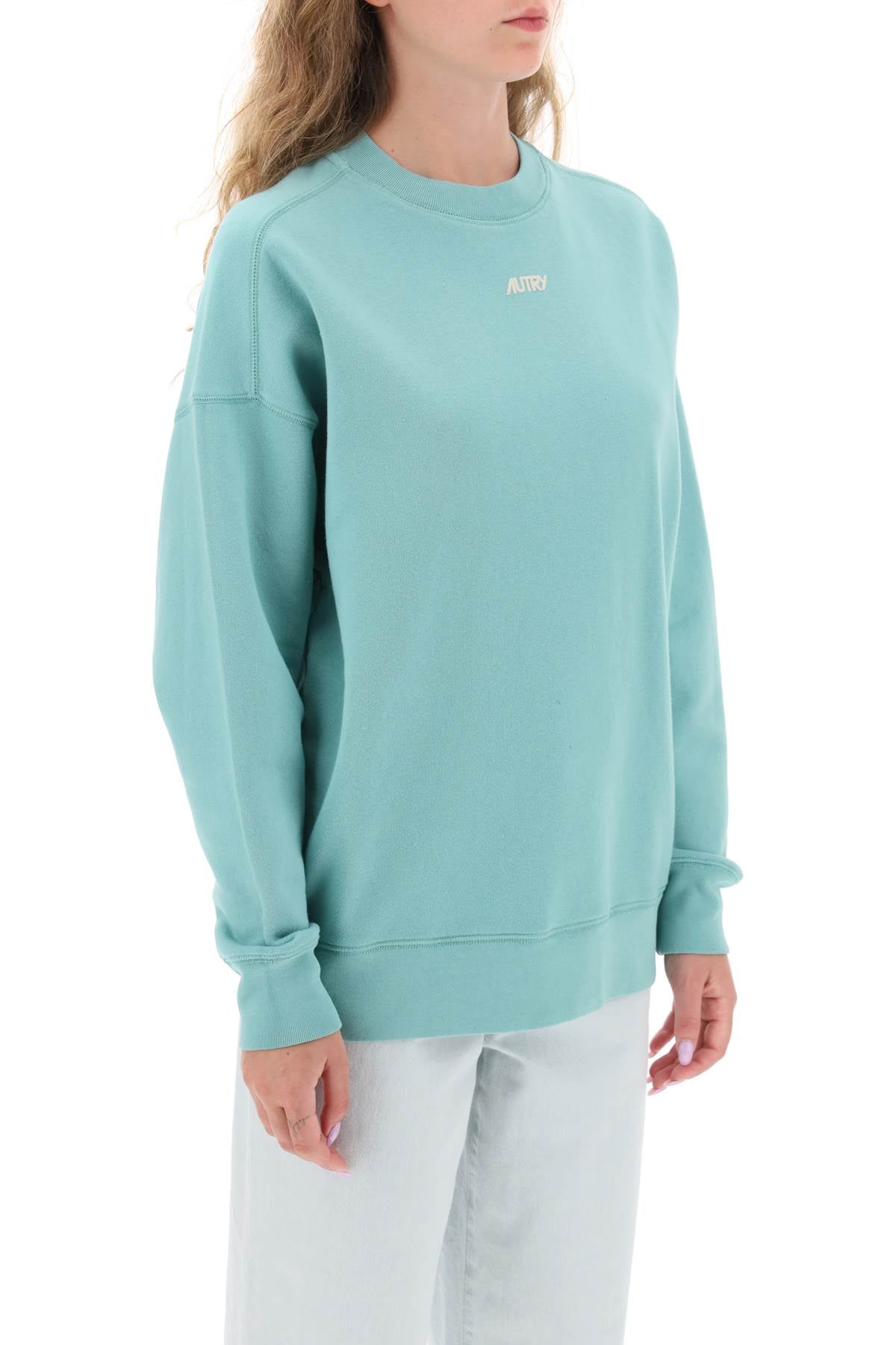 Autry crew-neck sweatshirt with logo print