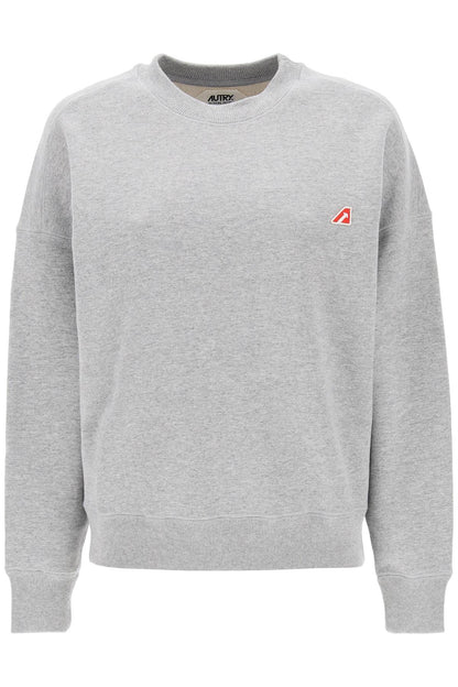 Autry crew-neck sweatshirt with logo patch