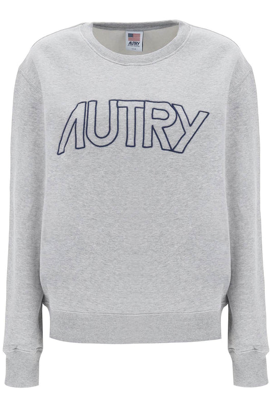 Autry crew-neck sweatshirt with logo embroidery