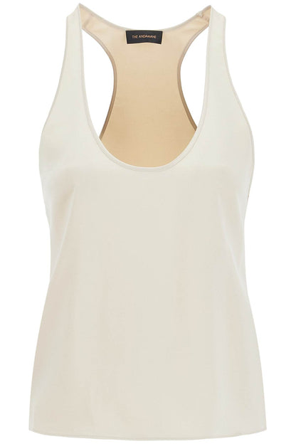 THE ANDAMANE pure satin top for women