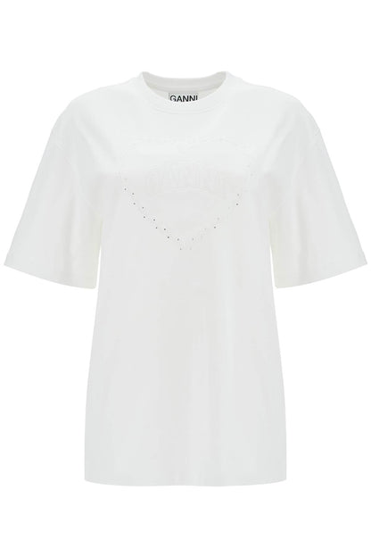 Ganni embroidered oversized t